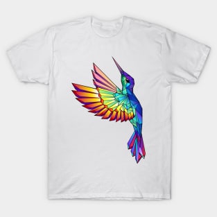 Flying Rainbow Hummingbird T-Shirt